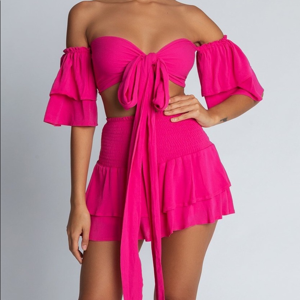 Co-Ord Hot Pink Outfit